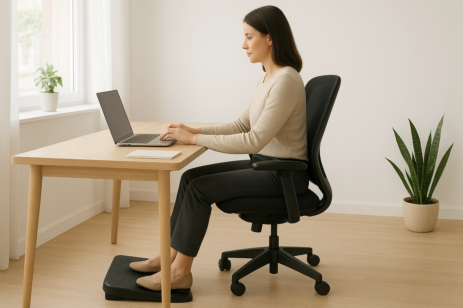 Footrest Ergonomic Setup